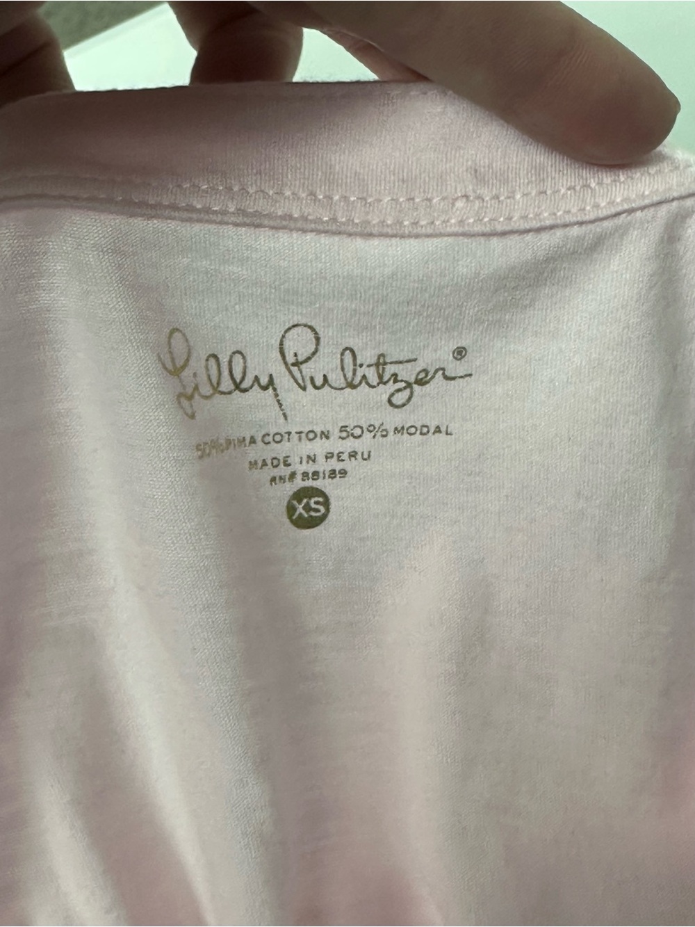 Lilly Pulitzer Light Pink Classic Ruffle Sleeveless Top Cotton Blend Size XS - Picture 9 of 9